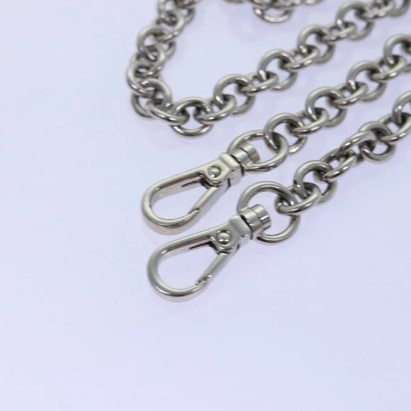 PRADA Chain Shoulder Bag Nylon Black Auth - Picture 13 of 16